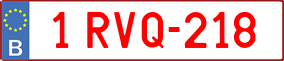 Truck License Plate
